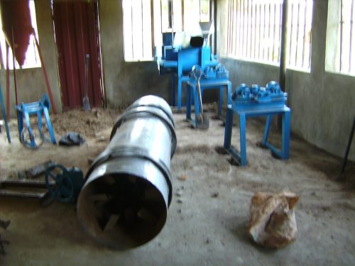 Rotary Dryer during Installation